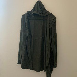 Green Hooded Carigan